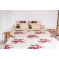 Koc wełniany 140x200 ROSSO 100% wełny Merynos - KAMPOL