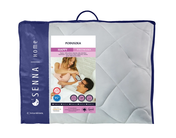 Poduszka HAPPY 70x80 INTER-WIDEX - Pikowana