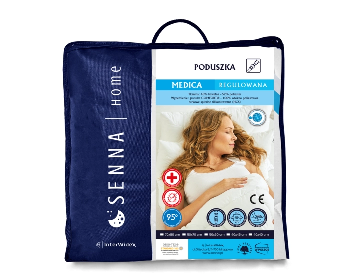 Poduszka MEDICA 40x40 INTER-WIDEX - Regulowana